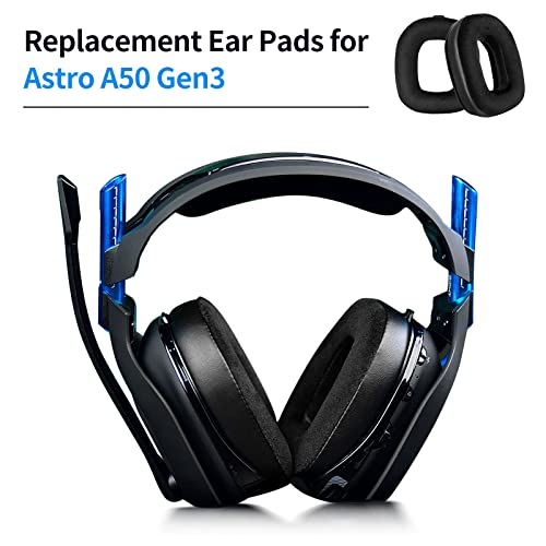 Ersatz-Ohrpolster für Astro A50 GEN3 Headset – A50 Zubehör/Ohrpolster/Ohrmuscheln (Leder und Flanell-Ohrpolster) Bild 2