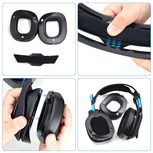 Kopfband-Ersatz für Astro A50 GEN3 Headset (Proteinleder-Stirnband) Bild 3