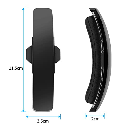 Ersatzband kompatibel mit Logitech Astro Gaming A50 Gen4 Kopfhörer, Schwarz, Polyurethan (PU), 1 Stück Bild 7