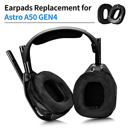 Astro a50 gen 4 Ohrpolster Ersatz Ohrpolster Ohrpolster Kompatibel mit Logitech Astro Gaming A 50 Gen4 Kopfhörer (Flanell-Ohrpolster) Bild 3