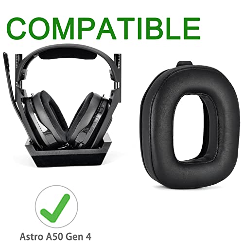 Astro a50 gen 4 ohrpolster Ersatz-Ohrpolster, kompatibel mit Logitech Astro Gaming A 50 Gen4 Kopfhörern (Protein-Leder-Ohrpolster) Bild 5