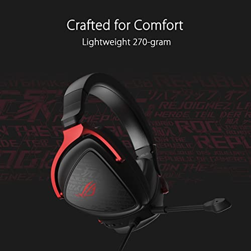 ASUS ROG Delta S Core Gaming Headset (3.5 mm-Anschluss, abnehmbares Mikrofon, kompatibel mit PCs, Mac, PlayStation, Nintendo Switch, Xbox) Schwarz Bild 4