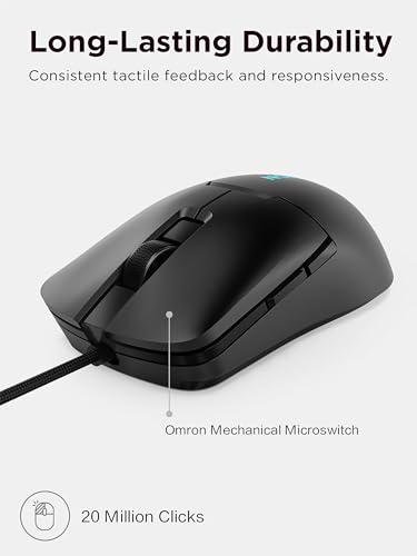 Lenovo Legion M300s RGB Gaming-Maus, bis zu 8000 DPI, 6 programmierbare Tasten, RGB 16,8 Millionen Farben Bild 7