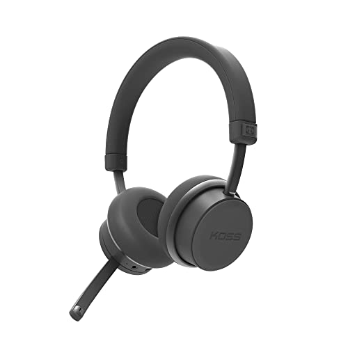 Koss CS340BT QZ Wireless Bluetooth On-Ear-Kommunikations-Headset, aktive Geräuschunterdrückung, On-Board-Steuerung, schwarz Bild 1