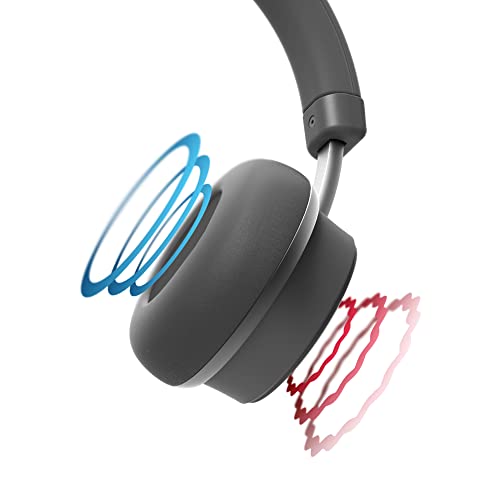 Koss CS340BT QZ Wireless Bluetooth On-Ear-Kommunikations-Headset, aktive Geräuschunterdrückung, On-Board-Steuerung, schwarz Bild 2
