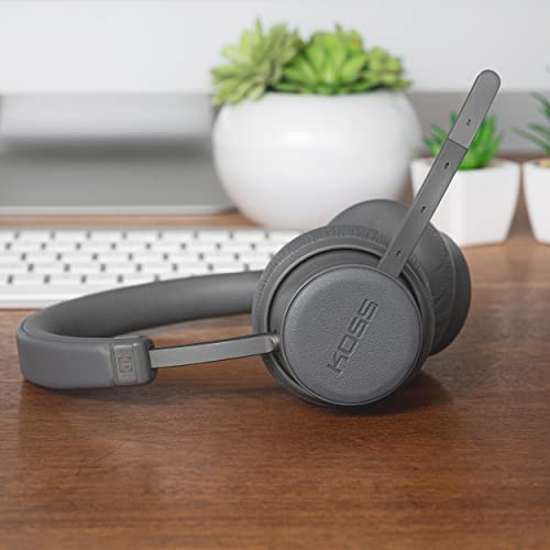 Koss CS340BT QZ Wireless Bluetooth On-Ear-Kommunikations-Headset, aktive Geräuschunterdrückung, On-Board-Steuerung, schwarz Bild 5