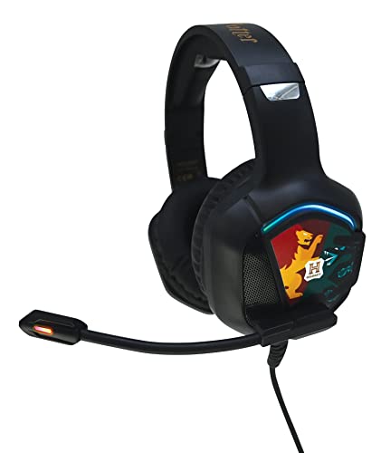 Lexibook, Harry Potter, Gaming-Headset, Immersives Gaming, Kabelgebundener Stereo-Sound, Faltbar, Verstellbar, Schwarz, HPG10HP Bild 1