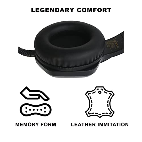 Lexibook, Harry Potter, Gaming-Headset, Immersives Gaming, Kabelgebundener Stereo-Sound, Faltbar, Verstellbar, Schwarz, HPG10HP Bild 6