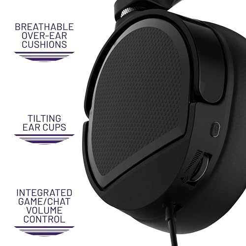 STEALTH Panther Gaming Headset Over Ear Gaming Headset PS4/PS5, Xbox, Switch, PC mit flexiblem Mikrofon, 3,5mm Klinke, 1,5m Kabel, leicht, komfortabel und langlebig Bild 6