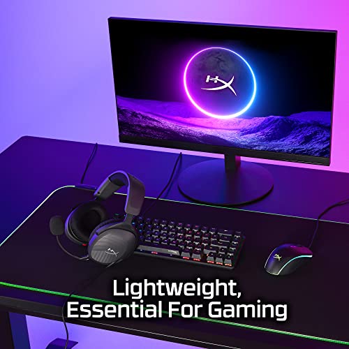 HyperX Cloud Stinger 2 Core Gaming-Headset für PC, Over-Ear Kopfhörer mit Mikrofon, DTS Headphone:X Spatial Audio, Leichtes Design, 40mm Treiber, Klapp-Mute, Integrierte Lautstärkeregelung, Schwarz Bild 2
