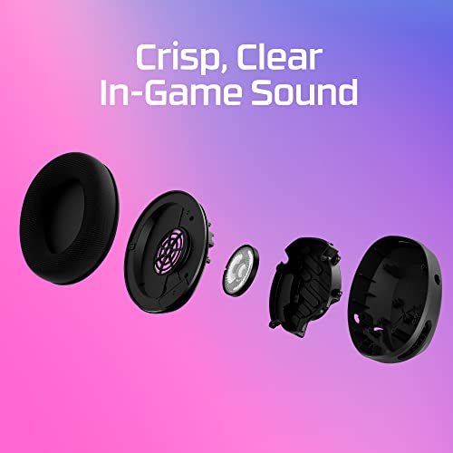 HyperX Cloud Stinger 2 Core Gaming-Headset für PC, Over-Ear Kopfhörer mit Mikrofon, DTS Headphone:X Spatial Audio, Leichtes Design, 40mm Treiber, Klapp-Mute, Integrierte Lautstärkeregelung, Schwarz Bild 5
