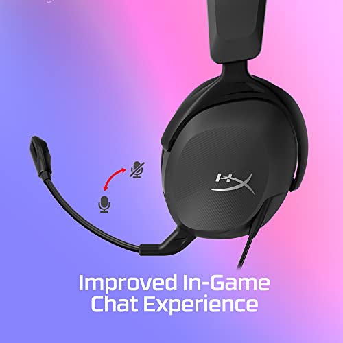 HyperX Cloud Stinger 2 Core Gaming-Headset für PC, Over-Ear Kopfhörer mit Mikrofon, DTS Headphone:X Spatial Audio, Leichtes Design, 40mm Treiber, Klapp-Mute, Integrierte Lautstärkeregelung, Schwarz Bild 6