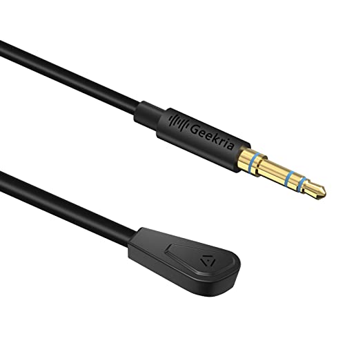 GEEKRIA 3,5-mm-Headset-Ersatzmikrofon, abnehmbares Game-Boom-Mikrofon, kompatibel mit Logitech G PRO X, PRO X, G735, G733, G433, G233 Gaming-Headset (17cm) Bild 2