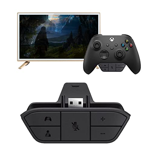 Gugxiom Stereo-Headset-Adapter für One, für -Headset-Adapter, für One-Headset-Adapter, Anpassung der Audiobalance, Kopfhörer-Adapter für One-Controller für Game Sound Voice Chat Bild 1