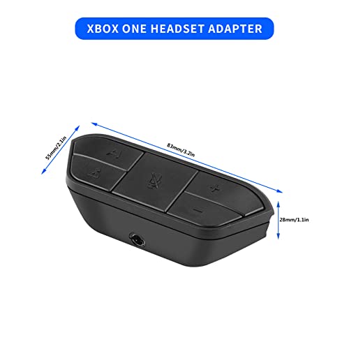 Gugxiom Stereo-Headset-Adapter für One, für -Headset-Adapter, für One-Headset-Adapter, Anpassung der Audiobalance, Kopfhörer-Adapter für One-Controller für Game Sound Voice Chat Bild 6