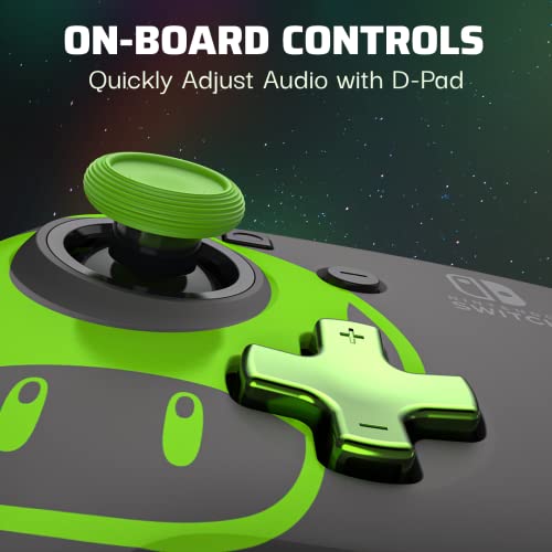 PDP Switch Rematch verkabelt controller 1-UP Glow in the dark Offiziell Lizenziert durch Nintendo - Customizable buttons, sticks, triggers, and paddles - Ergonomic Controllers Bild 4