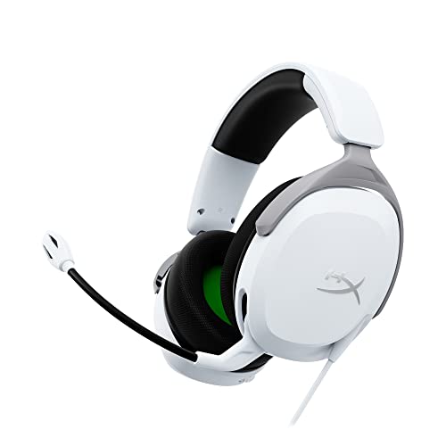 HyperX CloudX Stinger 2 Core – Gaming-Headset für Xbox, leichte Over-Ear-Headsets mit Mikrofon, Schwenk-zu-Stumm-Funktion, 40-mm-Treiber, Weiß Bild 1