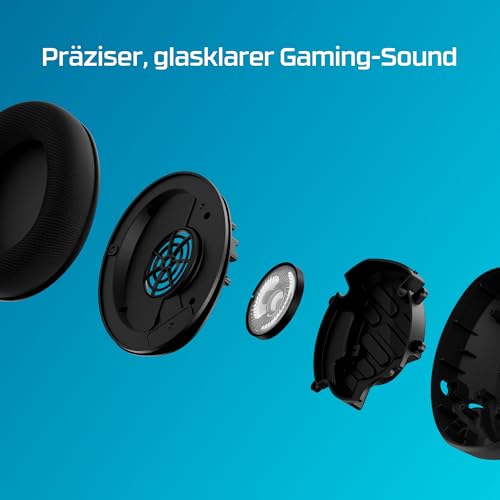HyperX Cloud Stinger 2 Core Gaming-Headset für PlayStation, Over-Ear, 40mm-Treiber, Geräuschunterdrückendes Mikrofon, 3,5-mm-Klinke, Leichtes, Komfortables und Robustes Headset, Schwarz Bild 4