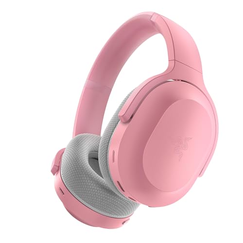Razer Barracuda - Kabelloses Multiplattform-Headset für Gaming und Mobile Geräte (SmartSwitch Dual Wireless, Geräuschunterdrückendes Mikrofon, Triforce-Treiber 50mm, USB-C) Quartz Pink Bild 1