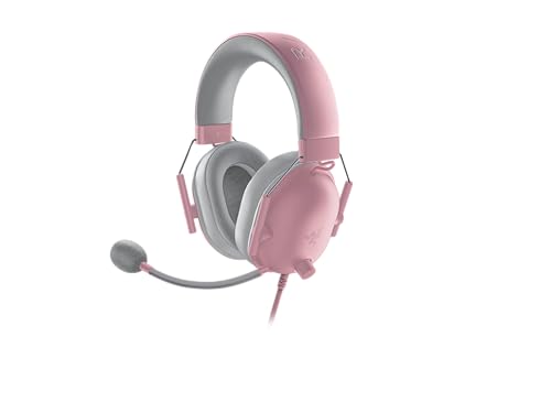 Razer BlackShark V2 X - Multi-Plattform kabelgebundenes Esports-Headset (Triforce 50mm Treiber, Erweiterte Passive Geräuschunterdrückung, 7.1 Surround Sound, Hyperclear Cardioid Mic) Quartz Pink Bild 1
