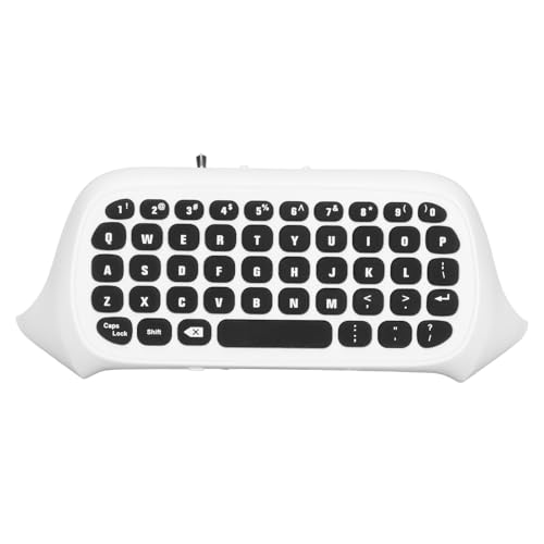 ciciglow Controller-Tastatur für Series, TYX-586 Wireless Gaming Chatpad Keypad mit Sound und Headset-Anschluss für Series S One One S(Weiß) Bild 1