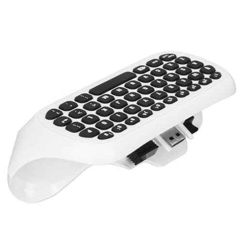 ciciglow Controller-Tastatur für Series, TYX-586 Wireless Gaming Chatpad Keypad mit Sound und Headset-Anschluss für Series S One One S(Weiß) Bild 2