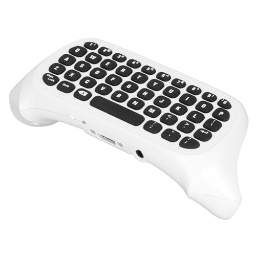 ciciglow Controller-Tastatur für Series, TYX-586 Wireless Gaming Chatpad Keypad mit Sound und Headset-Anschluss für Series S One One S(Weiß) Bild 3