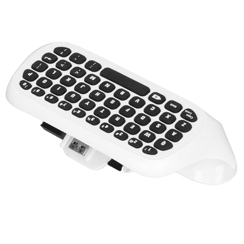 ciciglow Controller-Tastatur für Series, TYX-586 Wireless Gaming Chatpad Keypad mit Sound und Headset-Anschluss für Series S One One S(Weiß) Bild 6