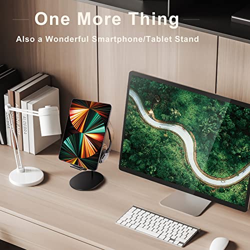 Controller und Kopfhörer Halter, Aluminium und Holz Gaming Controller & Headset Ständer Halterung für PS5 PS4 Xbox One Nintendo Switch, Universelles Schreibtisch-Game-Zubehör Bild 6