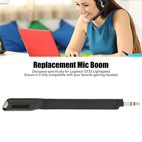 ASHATA Ersatzmikrofon für Headset, Kabelloses Kopfhörermikrofon, Rauschunterdrückungsmikrofon mit Verlustfreiem Sound, für G733 Bild 3
