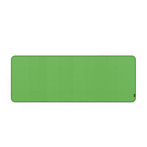 uRage Gaming-Mauspad “Greenscreen 250 Desk-Mat”, Grün, Anti-Rutsch-Beschichtung, Naturgummi, für Tastatur und Maus, extra groß, 90 x 0,3 x 34 cm Bild 1