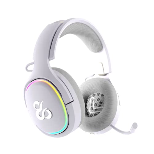 Newskill Aton Ivory Auriculares Gaming Inalámbricos RGB Bluetooth 5.0 Multiplataforma Blancos Bild 6