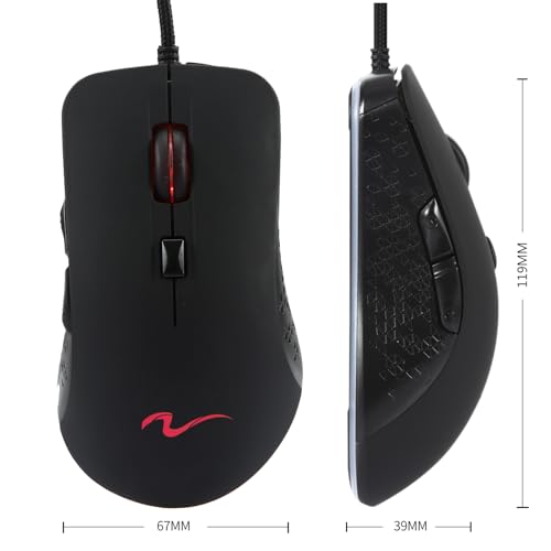 Beheizter Maus,Winter-Handwärmer USB Gaming-Maus,Wärme 38–48 °C Einstellbar-Mattschwarz Bild 6