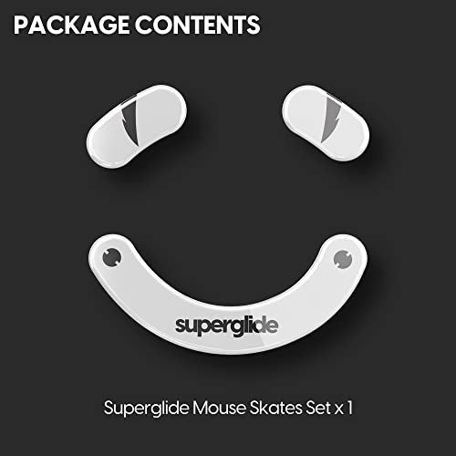 Superglide – schnellste und glatteste Mausfüße/Schlittschuhe aus ultrastarkem, makellosem Glas, superschnelle, Glatte und langlebige Sohle Bild 5