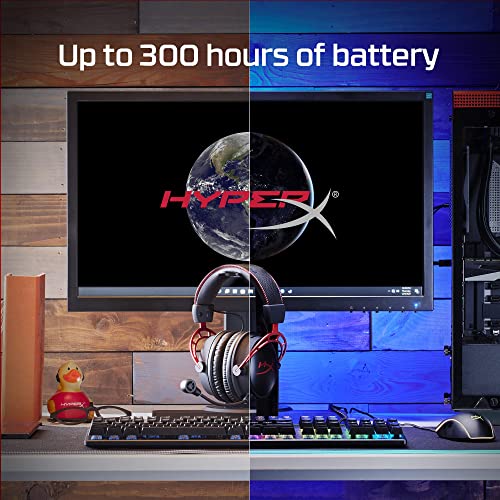 HyperX Cloud Alpha Wireless - Gaming-Headset für PC, 300 Stunden Akkulaufzeit, DTS Headphone:X Spatial Audio & Speedlink EXCEDO Gaming Headset Stand - Ständer für Kopfhörer und Headsets, schwarz Bild 3