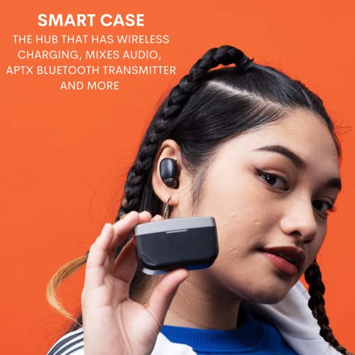 Human Things Genki Waveform Bridge -| Blue/Gold | Dualstream Headphones | Wireless Headphone | Low Latency Performance for Gamers Bild 5
