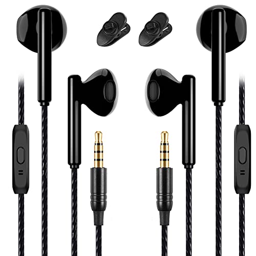 GAMURRY Kabelgebundene In Ear 3,5 mm Klinke Kopfhörer, Stereo Ohrhörer mit Mikrofon & Fernsteuerung Bass-Sound Ohrhörer, HD-Anrufe, Geräuschunterdrückung, Für Android Iso Windows, Smartphones, MP3 Bild 1