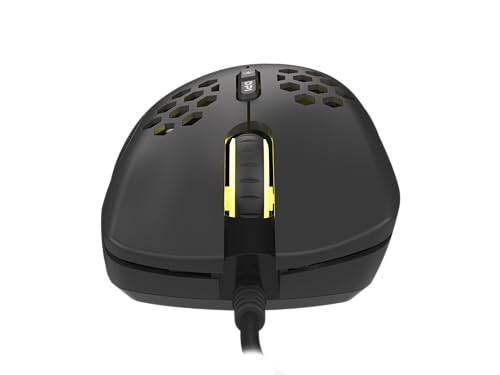 Genesis Krypton 555 Gaming Maus – Ultraleicht nur 70g, Sensor bis 8000 DPI, RGB Beleuchtung, 7 programmierbare Tasten, Paracord Kabel, 1000 Hz Polling Rate, PC Gamer Maus für FPS & E-Sport, Plug&Play Bild 6