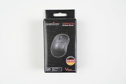 Perixx PERIMICE-802 kabellose Bluetooth-Maus, tragbares Design, kompatibel mit Windows, iOS, und Android-PC, Laptop, Tablet, Smartphone, Graphitgrau, 12177, Silber Bild 2