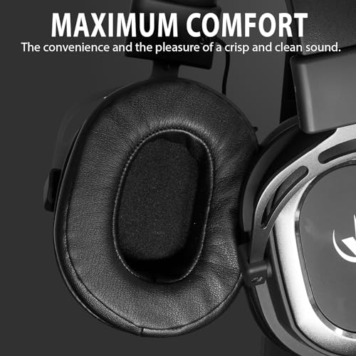 SPYCO Impulse HE-122, Gaming-Headset, Audio 7.1, 50-mm-Audio-Treiber, kombinierter analoger 3.5-mm-USB-Klinkenstecker, omnidirektionales Mikrofon, leicht, biegsam, PC/Mac/Xbox One/PS4/Nintendo Switch Bild 2