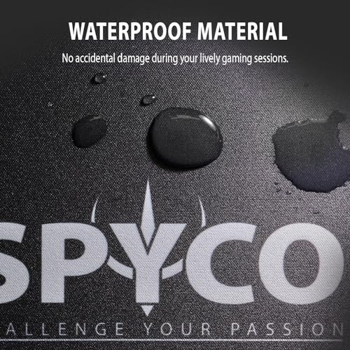 SPYCO Backing PA-142, Gaming Pad mit RGB-Beleuchtung, 900mmx400mm, Micro-USB-Port, glatter Gummifuß 3mm, rutschfest, wasserabweisend, fusselfrei, maximale Laufruhe Bild 4