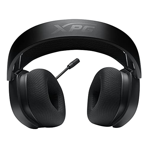 XPG Precog S Gaming-Headset: 50 mm Treiber – klappbare Ohrmuscheln – Lautstärkeregler & Stummschaltung – automatisch einstellbares Kopfband – Schwarz Bild 4