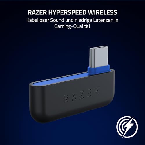 Razer Kaira HyperSpeed (PlayStation Licensed) - Drahtloses Gaming-Headset für PlayStation - 2,4 HyperSpeed und Bluetooth (Triforce 50mm, HyperClear-Mikrofon, USB, plattformübergreifend) Weiß Bild 2