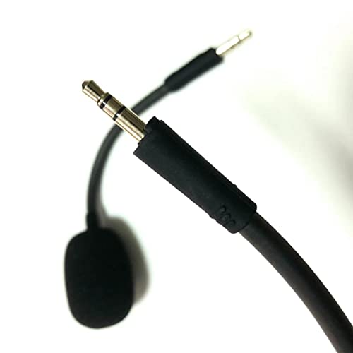 Mikrofon für Razer Barracuda X Game-Headset, 3,5 mm, abnehmbares Gaming-Boom-Mikrofon mit Schaumstoff Bild 3