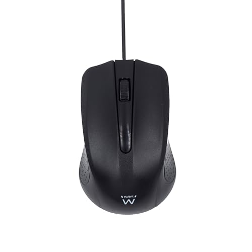 Computermaus mit Kabel USB, Kabelgebundene Optische USB-Maus mit 3 Tasten, 1000 DPI, Ergonomisches Design, Beidhändig tragbar, für PC/Mac/Laptop,für Windows 11/10/8/7/Vista/XP, MAC OS 10.1 oder höher Bild 1
