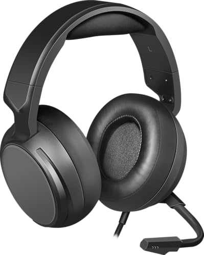 Defender® Shadow Gaming Headset – 3,5 mm Klinke, Over-Ear, 50 mm Treiber, Flexibles Mikrofon, Lautstärkeregler, Metall-Kopfbügel, PC Headset mit Mikrofon, Kompatibel mit PS5, Xbox, Switch & PC Bild 7