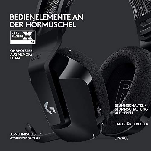 Logitech G29 Driving Force Gaming Rennlenkrad, Zweimotoriges Force Feedback, 900° Lenkbereich, Verstellbare Edelstahl Bodenpedale, für PS5, PS4, Mac - Schwarz + LIGHTSPEED kabelloses Gaming-Headset Bild 7