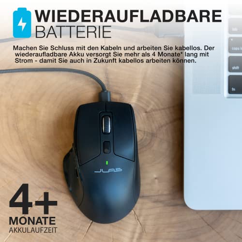 JLab JBuds Bluetooth Maus, Ergonomisches Design 7 Tasten, Bis zu DREI Benutzerprofile Bild 3