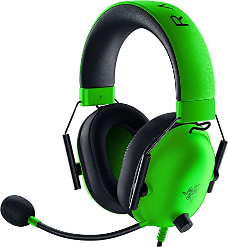 Razer BlackShark V2 X - Kabelgebundenes Multiplattform-E-Sport-Headset Grün & DeathAdder Essential (2021) - Essentielle Gaming-Maus mit optischem 6.400-DPI-Sensor Schwarz Bild 2
