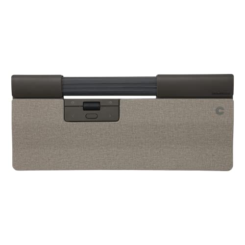 Contour SliderMouse Pro | Kabellose Maus | Regulärer Handballenauflage | Ergonomische PC Maus | Bluetooth Maus | Schmerzlinderung | 6 programmierbare Tasten | 2800 DPI | Für Windows & macOS | Hellgrau Bild 1